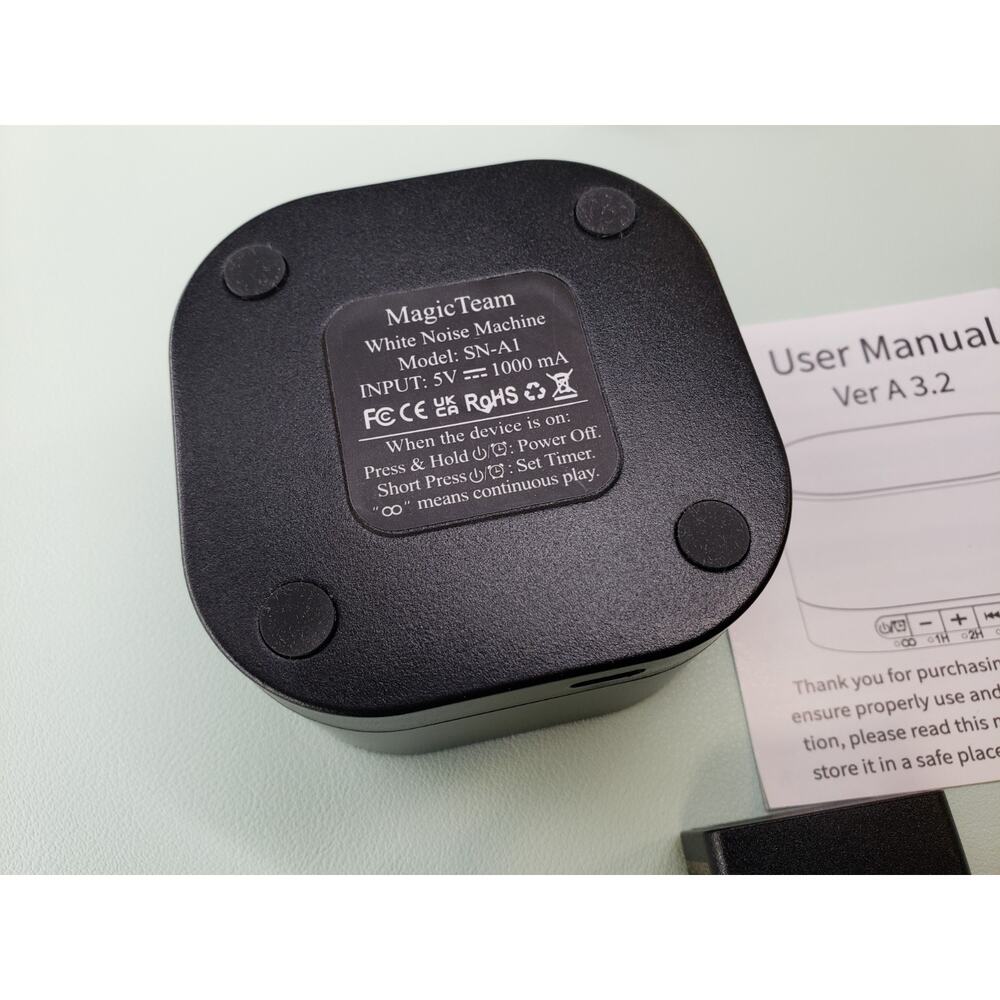 Magicteam Sound Machine White Noise Machine with 20 Non Looping Natural Sooth... - Picture 5 of 8